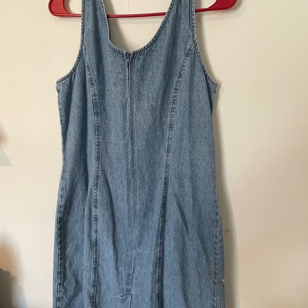 California Concepts Vintage Embroidered Denim Dress - Picture 4 of 5